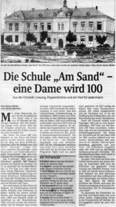 Sächsische Zeitung zur Festwoche Herbst 2000